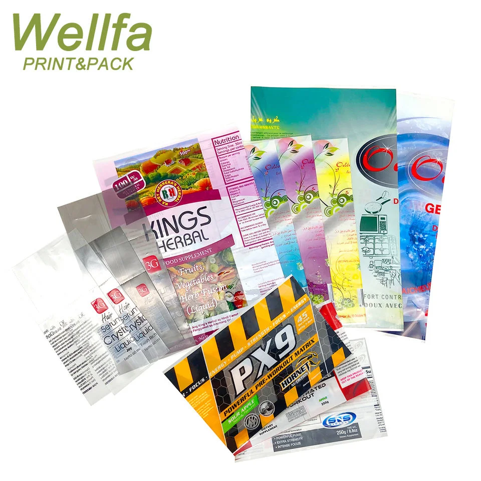 Custom Logo Heat Labels Wrap Protein Powder Bottles PVC Film Packaging Plastic Juice Water Cans Glass Beverage Shrink Sleeve