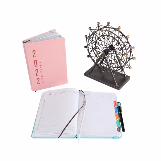 Custom Notebooks Stationery Journals Planner Book Printing Dairy PU Notebook