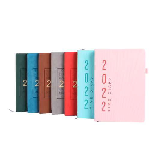 Benutzerdefinierte Notizbücher, Schreibwaren, Tagebücher, Planer, Buchdruck, Milchprodukte, PU-Notizbuch