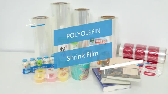 Gute Qualität, transparenter, weicher, vernetzter Polyolefin (POF)-Schrumpfschlauch aus Kunststofffolie